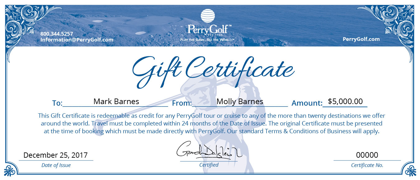 Gift Certificate